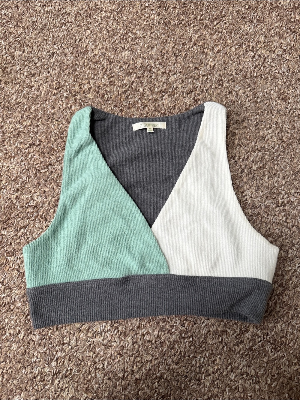 ZSUPPLY Cozy Knit Crop Tank Top